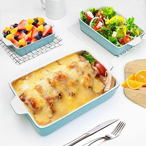 Rectangular Ceramic Glaze Baking Pan U294907