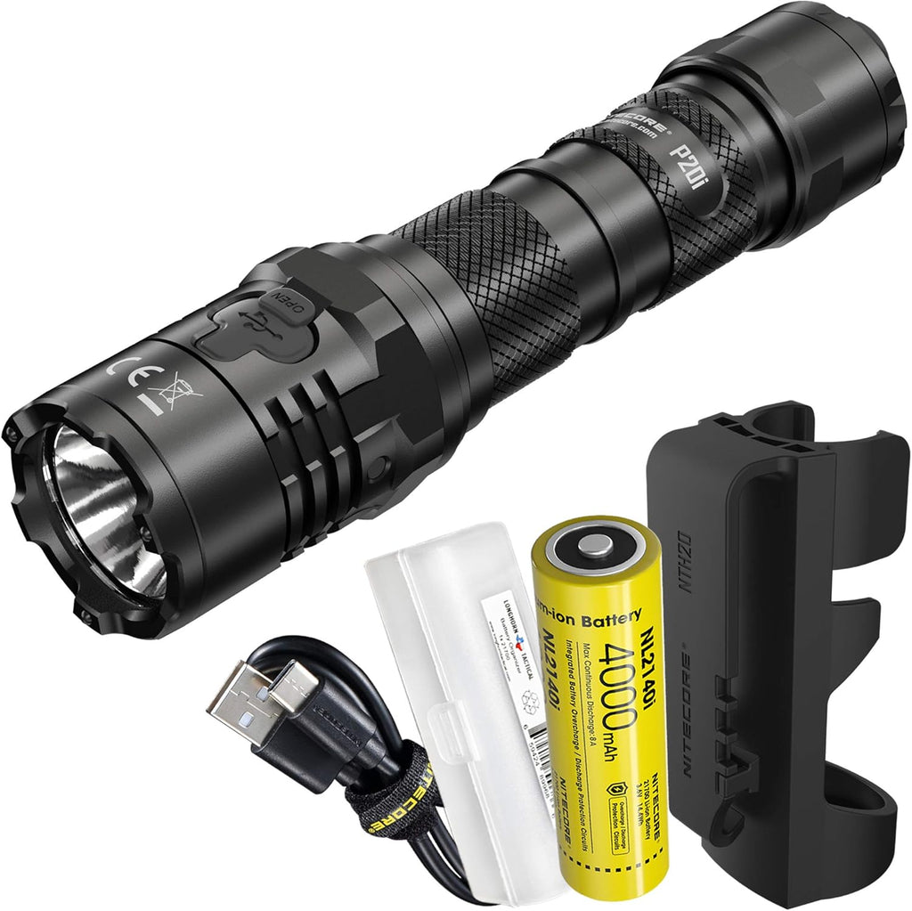1800 Lumen USB-C Rechargeable Tactical Flashlight G48713