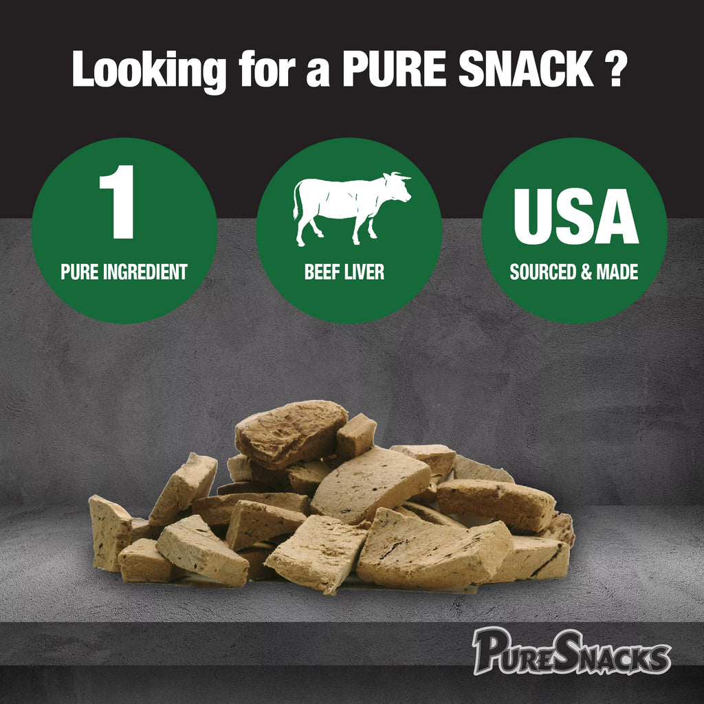 Beef Liver Freeze Dried Dog Treats 6.98 oz T4594