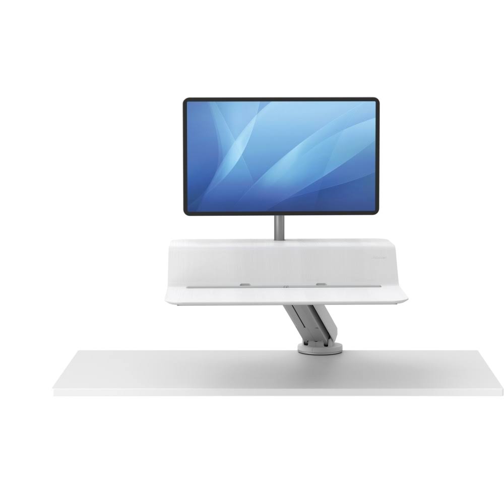 White Sit-Stand Workstation B44685