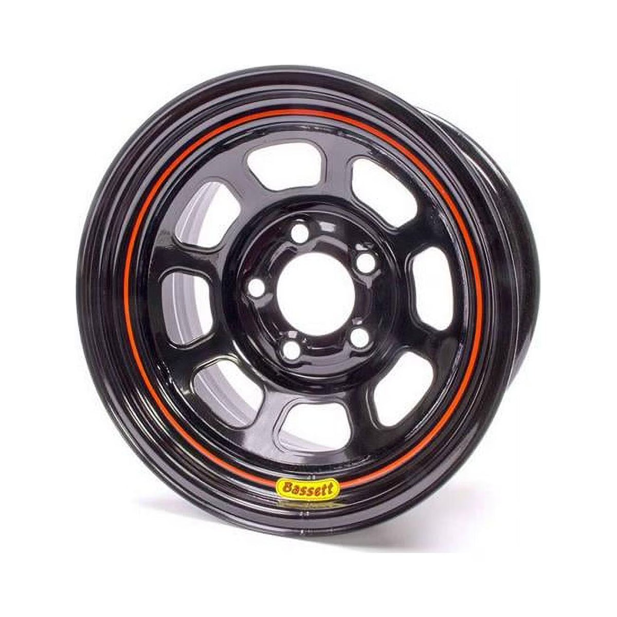 Spun Wheel - 15 x 8 in. - 5 x 5 in. - Black - 5 in. Back Spacing V38688