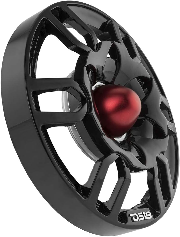 RED Car Audio Speaker Grill Cover with Bullet Tweeter U256809
