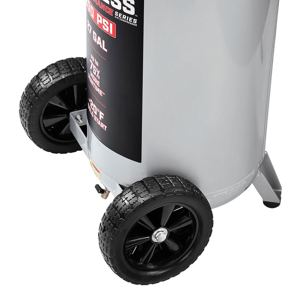 27 Gallon 200 PSI Oil-Free Vertical Air Compressor L100