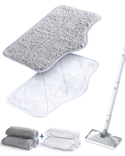 10-in-1 Steam Mop with Detachable Handheld Steamer, 350ml Tank, 2-Level Control and Swivel Head, Gray B94940