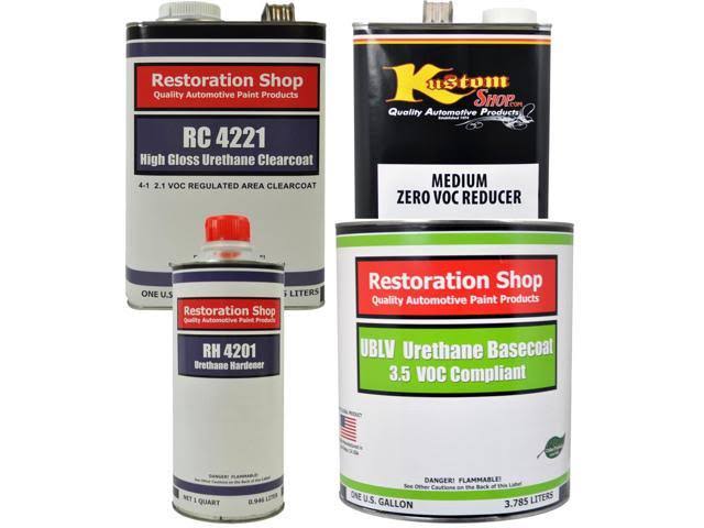 Graphite Gray Metallic Low VOC Urethane Basecoat Clearcoat Car Auto Paint A832689