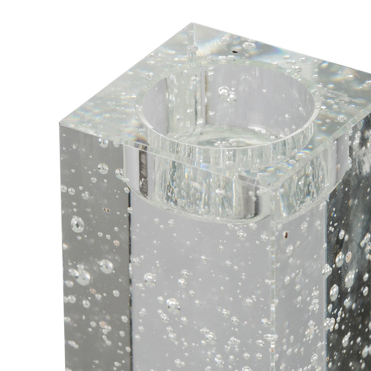Clear 6-Inch Glass Candle Holder A60440