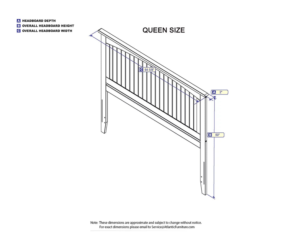 Queen Wood Panel Headboard with Device Charger in Gray H6078
