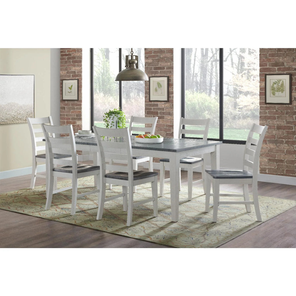 White Solid Wood Dining Chair Set of 2 C170236