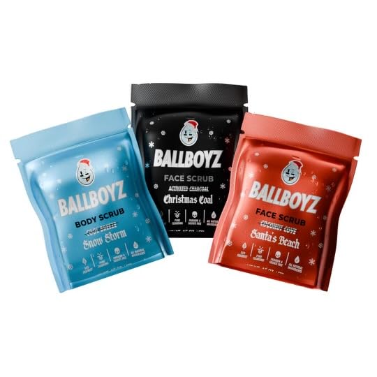 Christmas Face and Body Scrub Kit Variety 3 Pack G161360