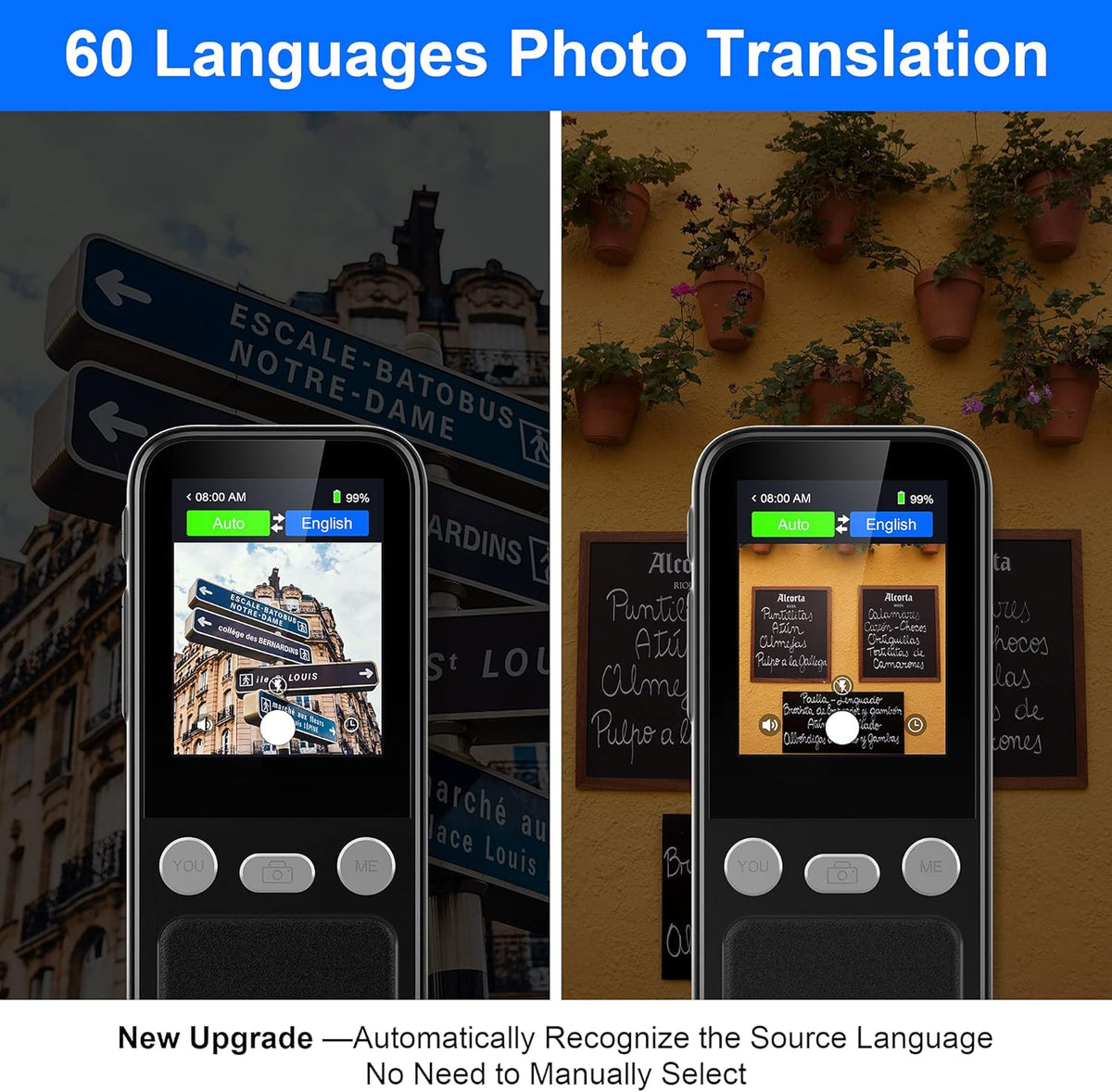 Portable Instant Two Way Translator Device N83606