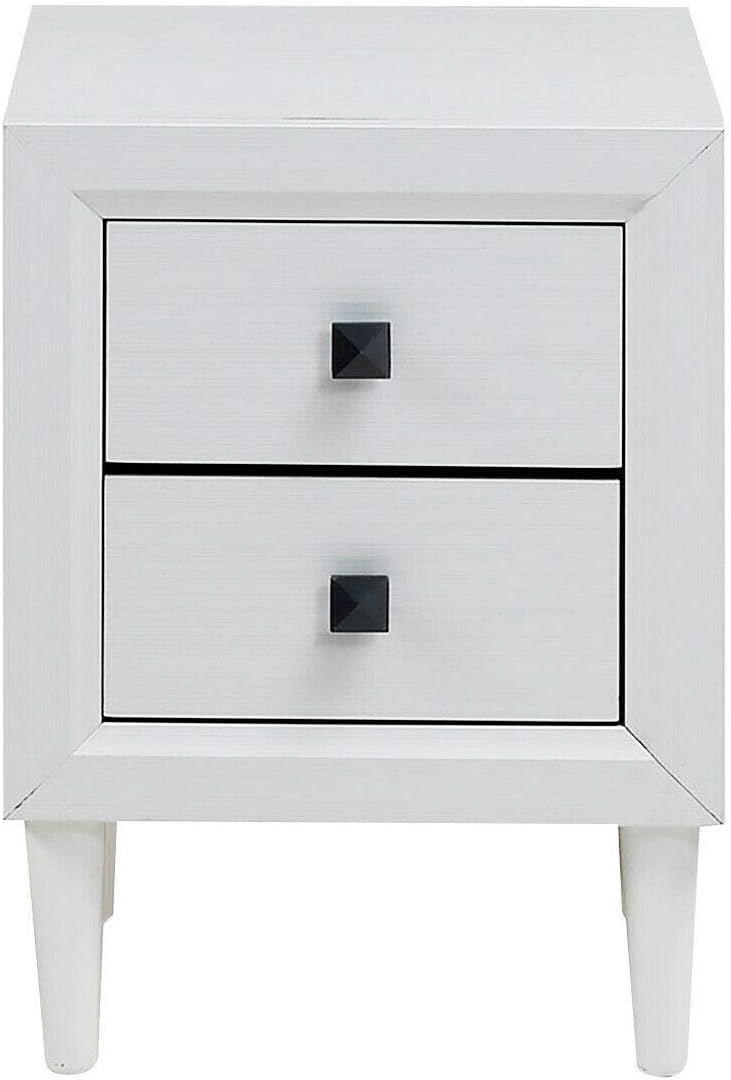 Wood Nightstands with 2 Drawers M526