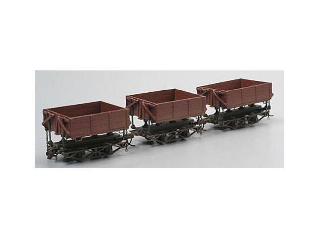 On30 Wood Side Dump Car, Red (3) I401776