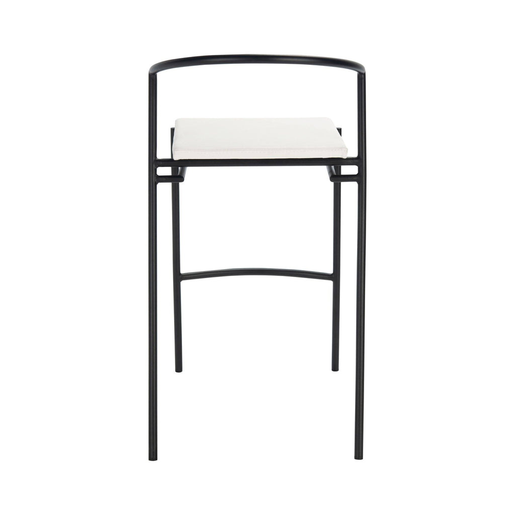26-inch Counter Stool White/Black V31808