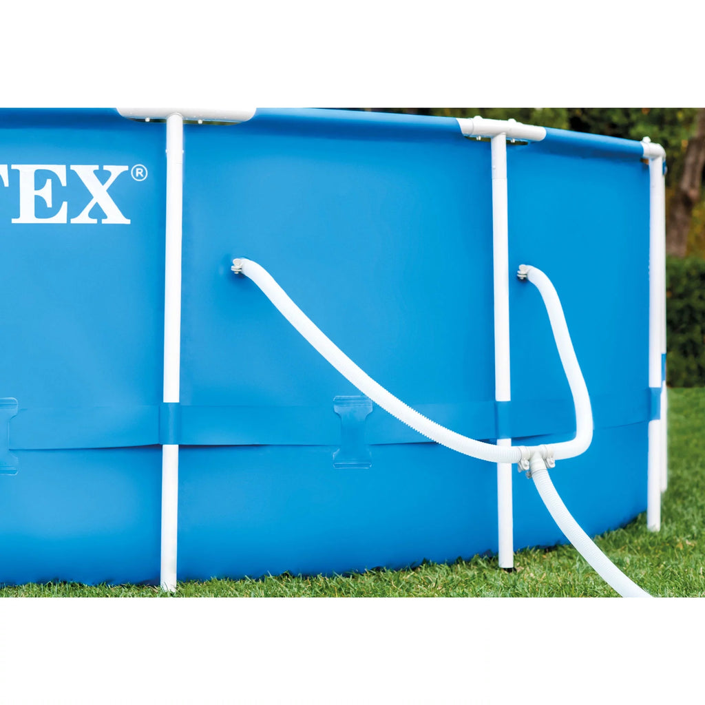 12' x 30'' Metal Frame Above Ground Swimming Pool with Filter Pump C2982