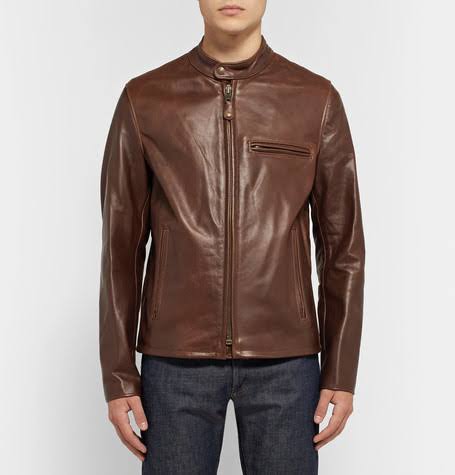 Brown Leather Jacket B4888