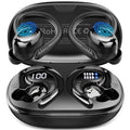 Wireless Earbuds with Earhooks, 50H Deep Bass, IP7 Waterproof U912719