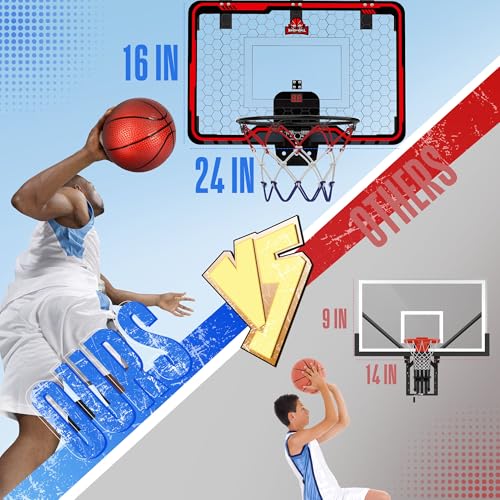 Indoor Basketball Hoop with LED Light and Scoreboard T11691