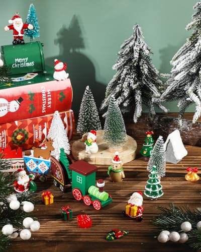 19 Piece Christmas Cake Decorations Set D968