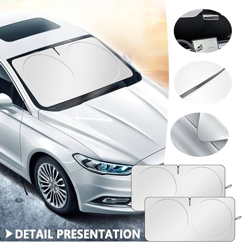 Car Sun Shade Windshield with Opening L49147