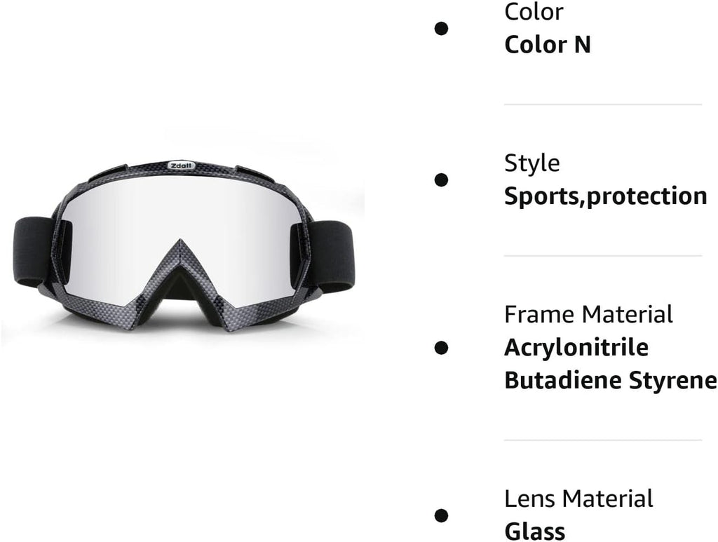 Motocross Goggles with UV Protection J867