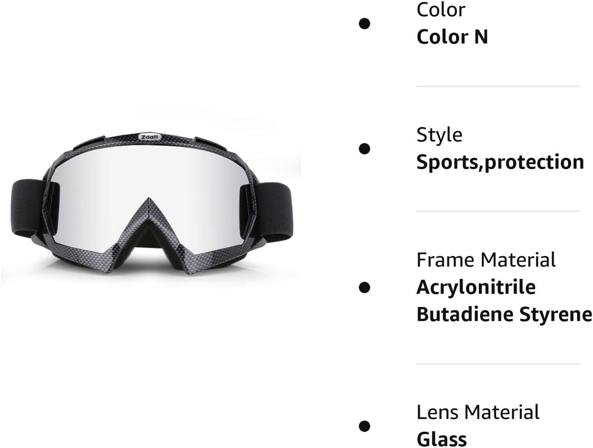 Motocross Goggles with UV Protection J867