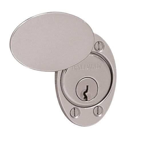 Satin Brass u0026 Black Cylinder Lock Cover Plate X55247