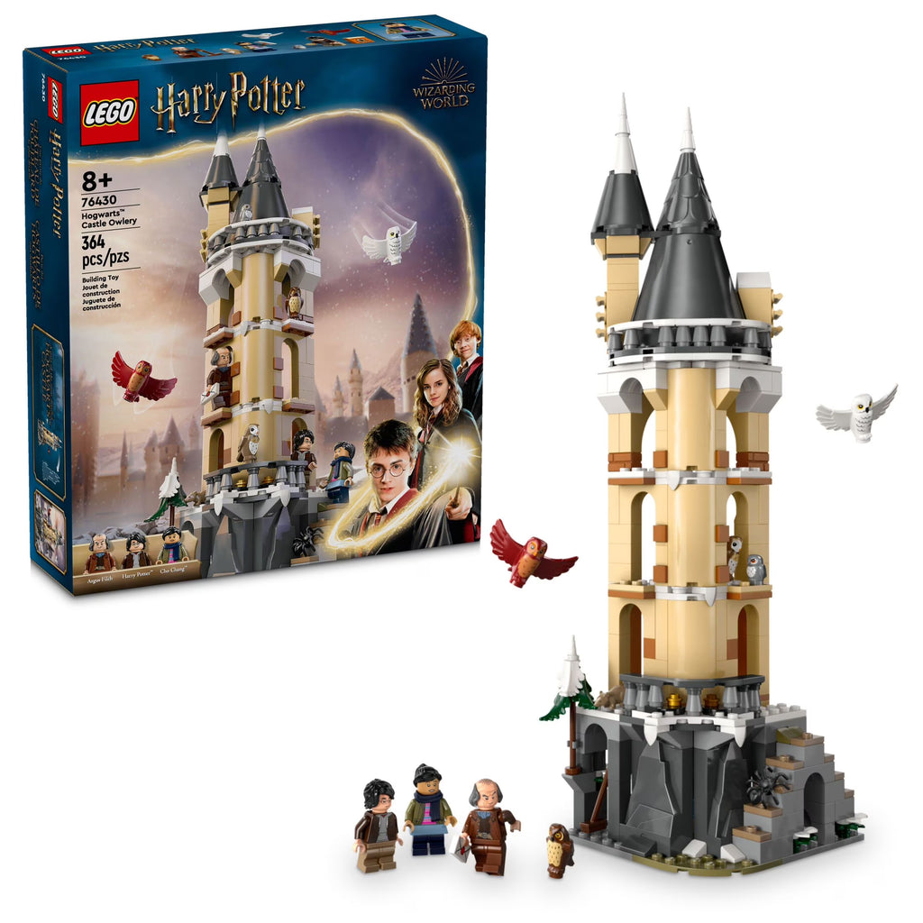 LEGO Harry Potter Hogwarts Castle Owlery Toy Playset with 3 Characters O72041