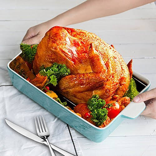 Rectangular Ceramic Glaze Baking Pan U294907