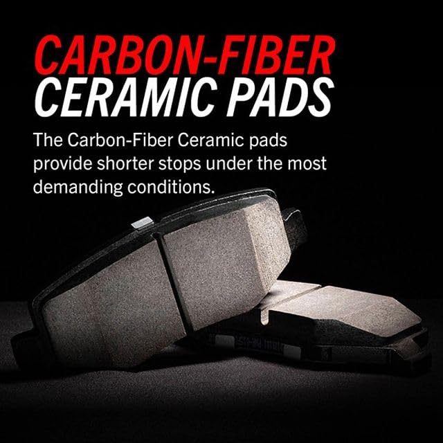 Front Ceramic Brake Pads with Hardware S9703
