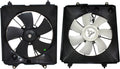 Radiator Cooling Fan with A/C Condenser Fan for 2007-2009 Honda CR-V Left & Right T659500
