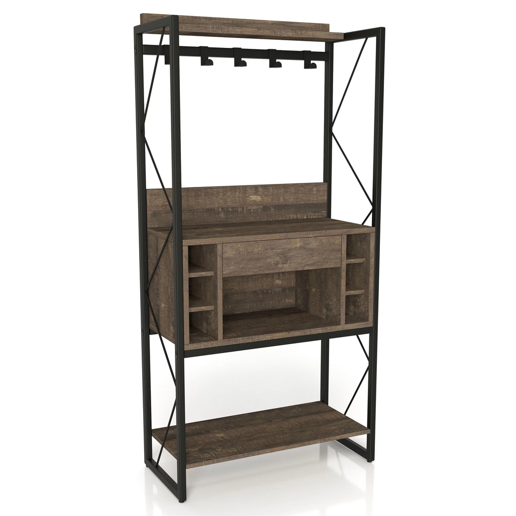 Metal and Wood Baker's Rack H6354