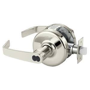 Cylindrical Lock Bright Nickel Plated Clear Coated J281789