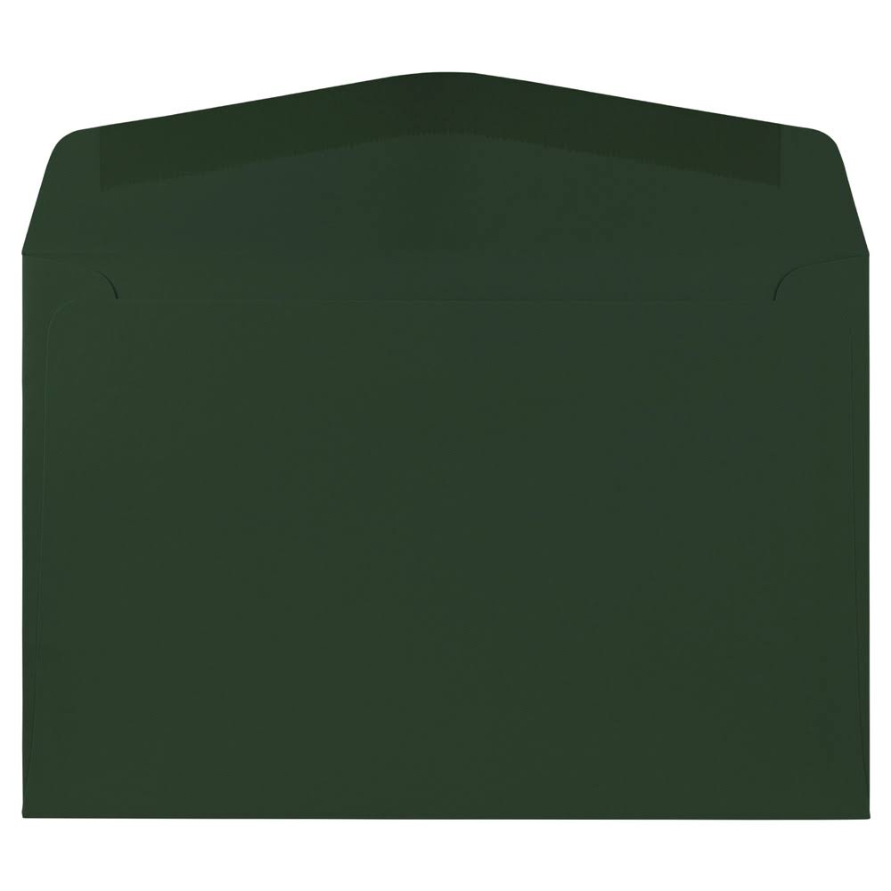 6 x 9 Dark Green Booklet Envelopes, 1000/Carton W65861