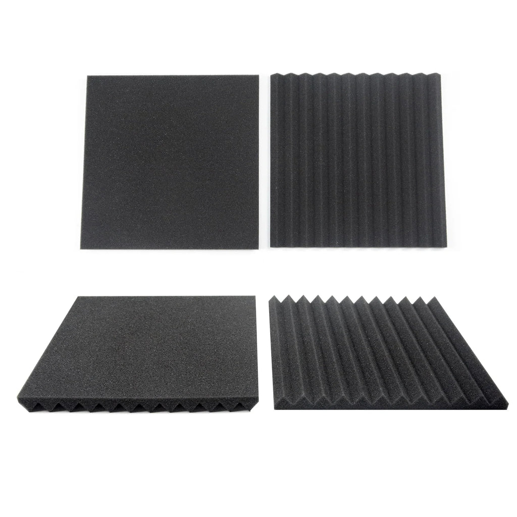 24 Pack Black Acoustic Foam Panels R77348