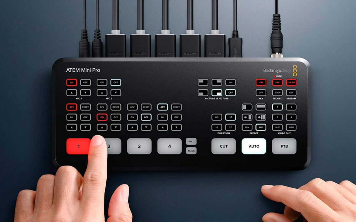 HDMI Live Stream Switcher with 12V Power Supply & HDMI Cable S286