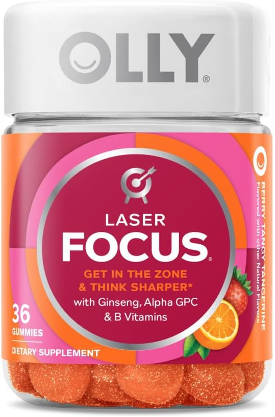 36 Count Laser Focus Gummy & 90 Count Men's Multivitamin Gummy M5346