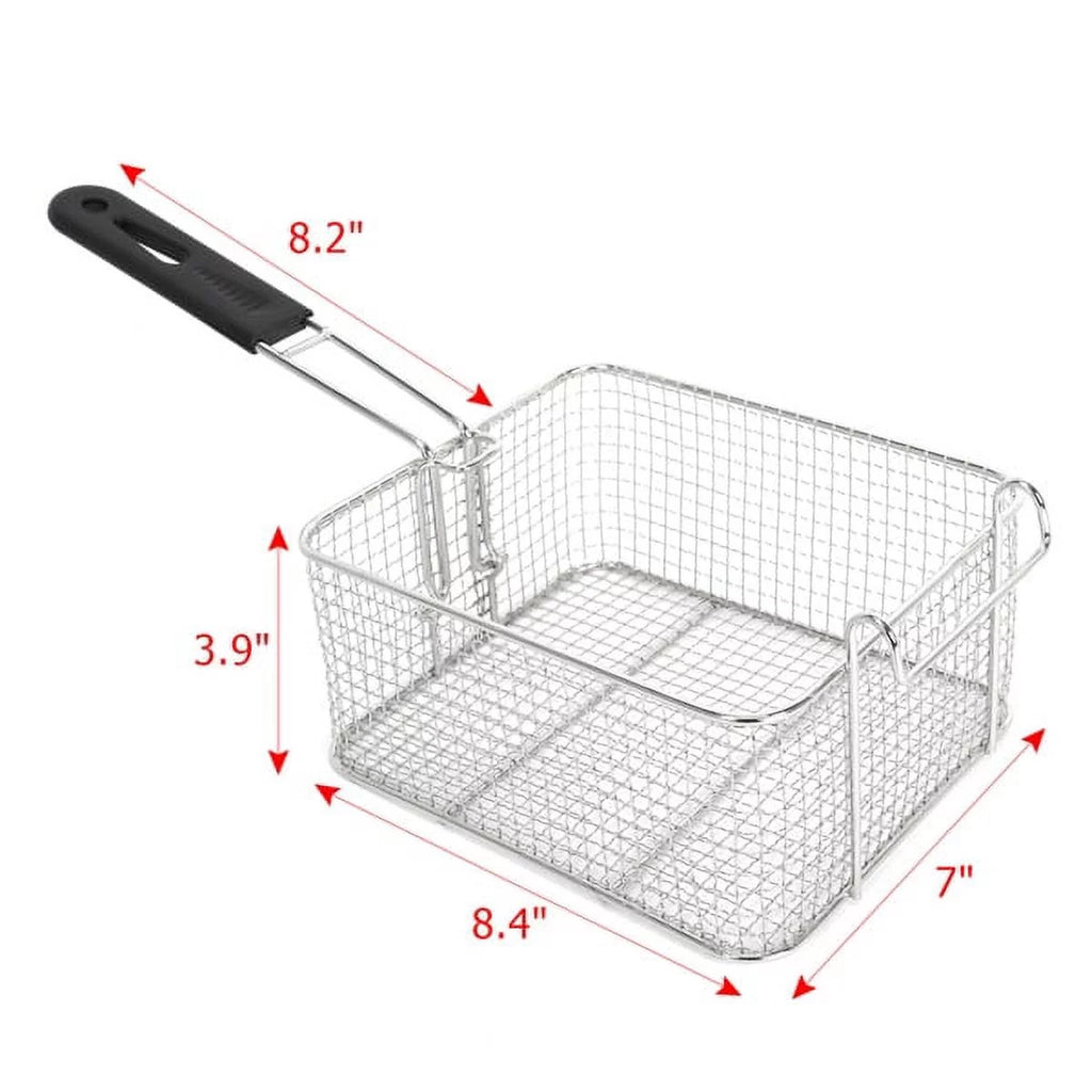 12L Stainless Steel Electric Double Tank Deep Fryer With Basket D913