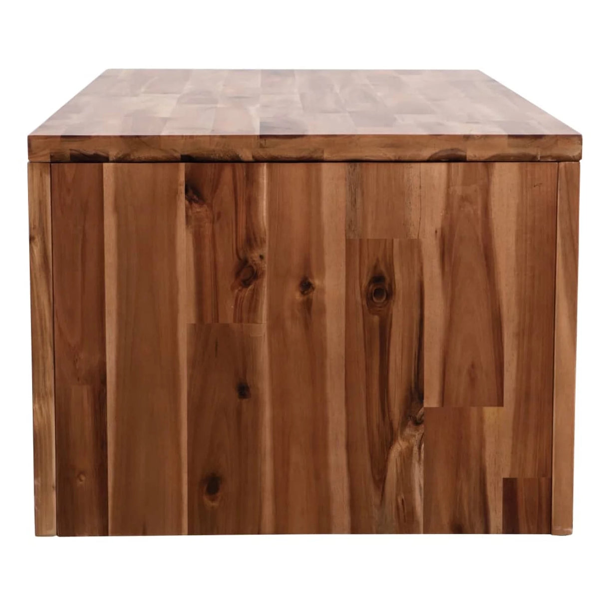 Wooden Coffee Table with Storage Drawer and Shelf M698034