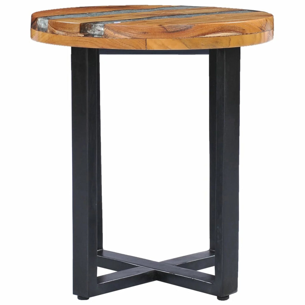 Solid Teak Wood and Polyresin Coffee Table O734029