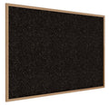 Tan Speckled Wood Frame Bulletin Board R17819