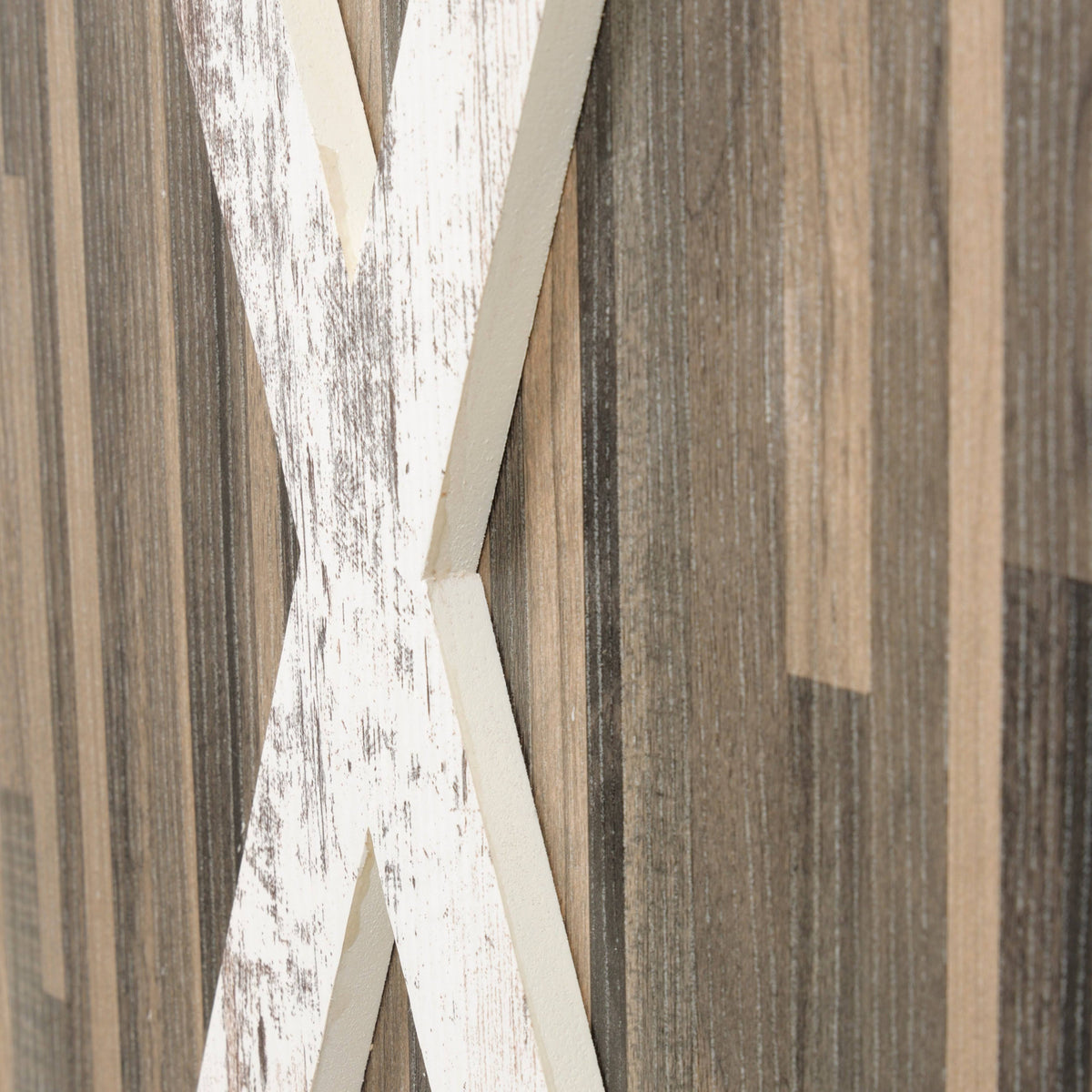 Two Door Cabinet with Rustic Barn Style Doors N592
