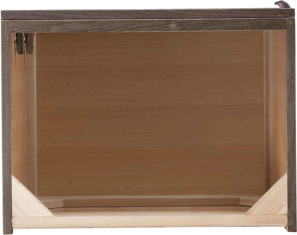 24" Wall Mounted Single Basin Hardwood Vanity U58014
