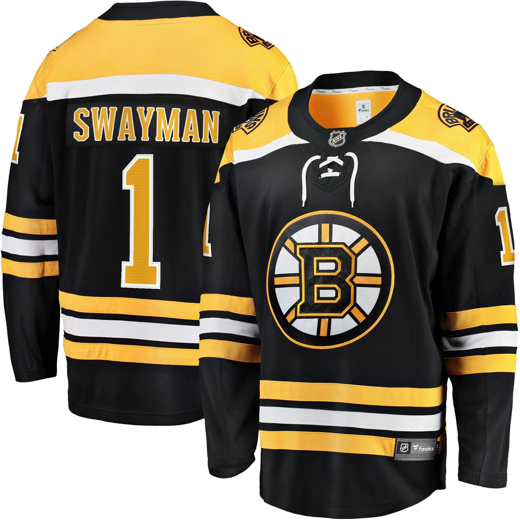 Men's Black Replica Jersey J45523