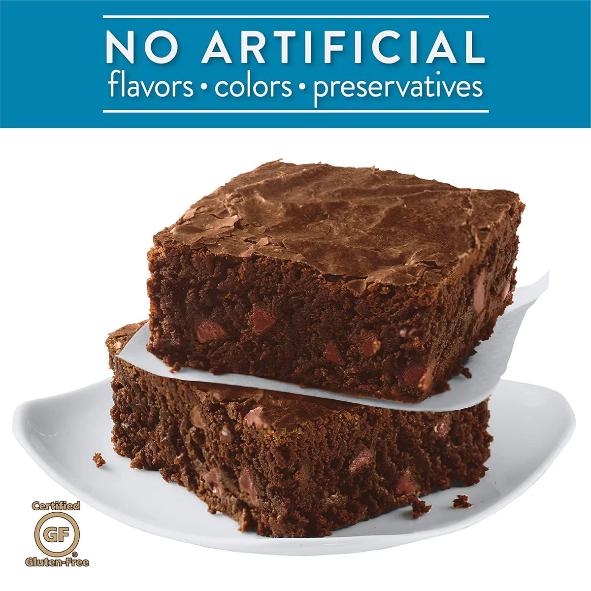 Gluten Free Double Chocolate Brownie Mix 20-Ounce Box Pack of 3 J1477