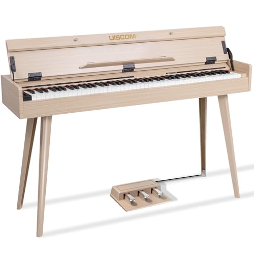 Weighted Digital Piano with Hammer-Action Keyboard V1585