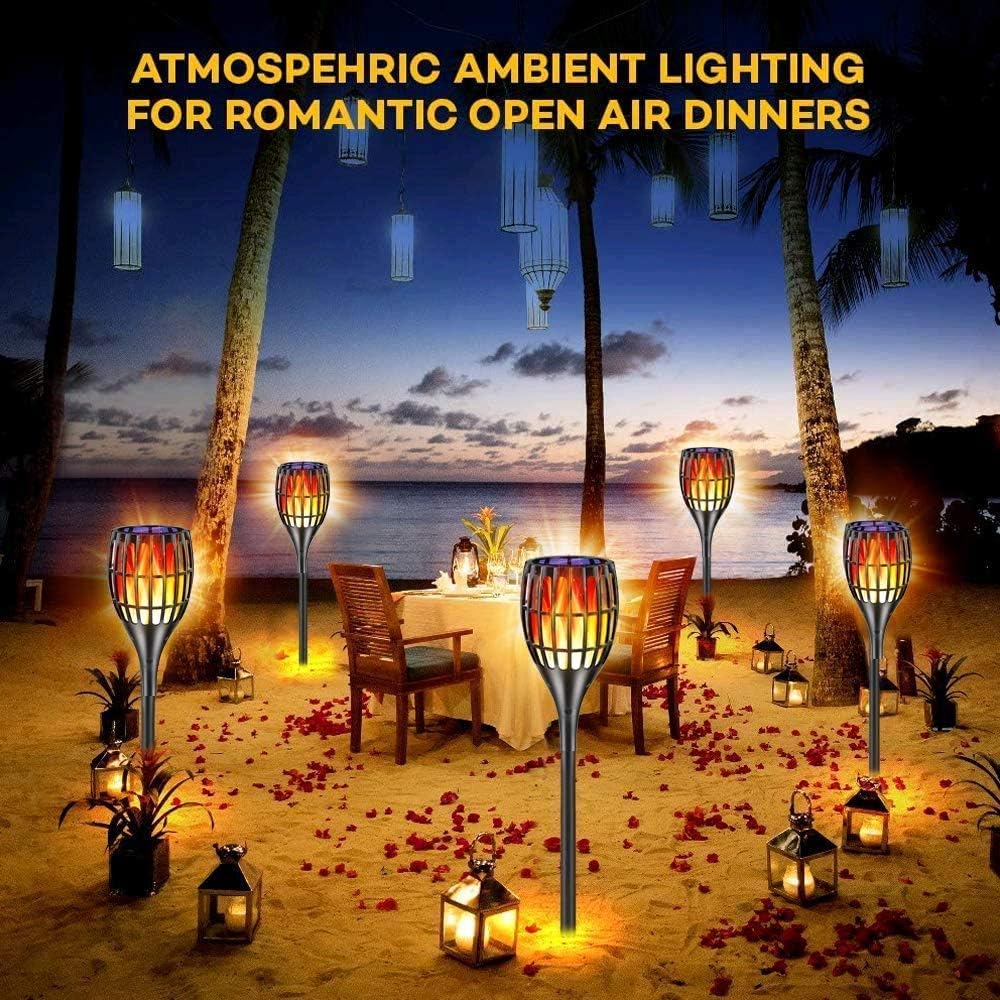 Solar Torch Lights with Flickering Flames A975541