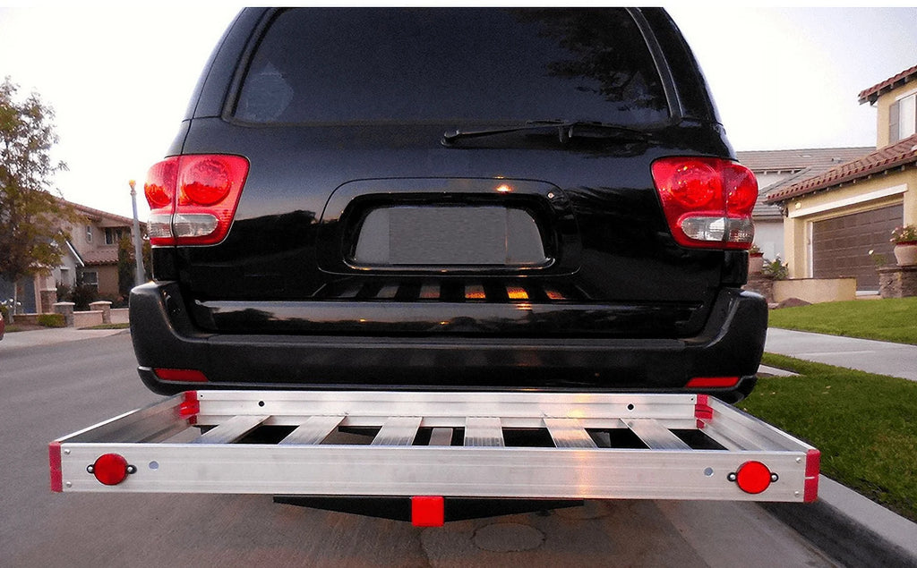 Aluminum Hitch Mount Cargo Carrier 500 lb Capacity I483