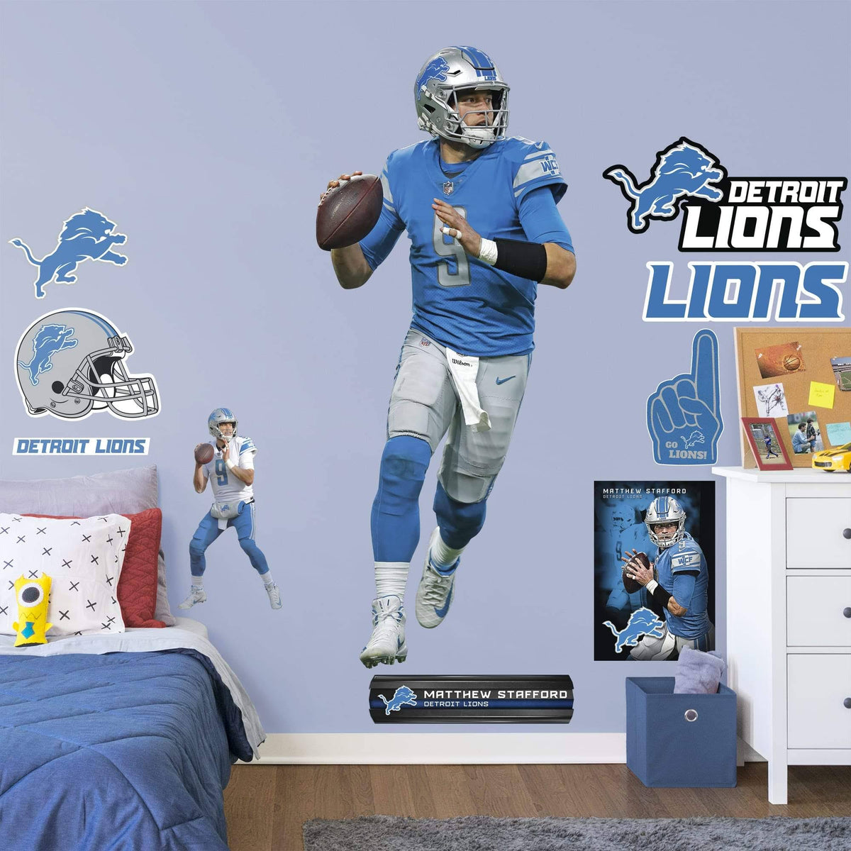 Officially Licensed NFL Removable Wall Decal XL Vinyl M902