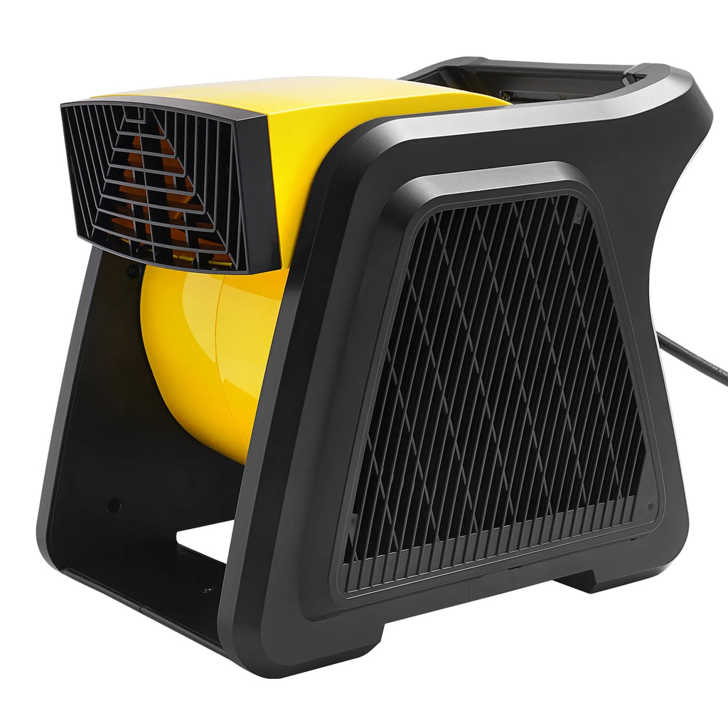 600 CFM 3-Speed Portable Air Mover Floor Blower Fan with Timer S198