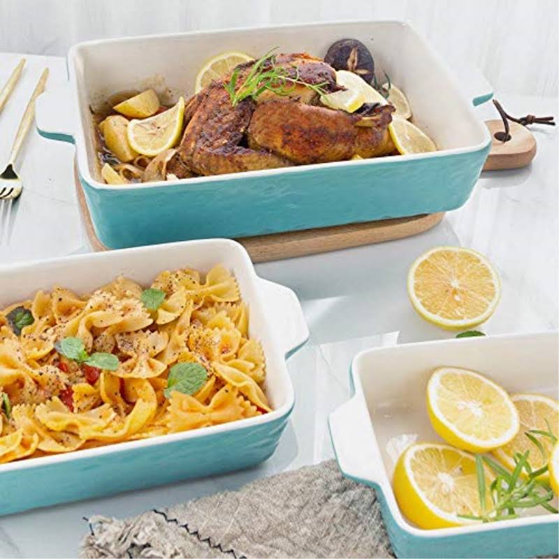 Rectangular Ceramic Glaze Baking Pan U294907